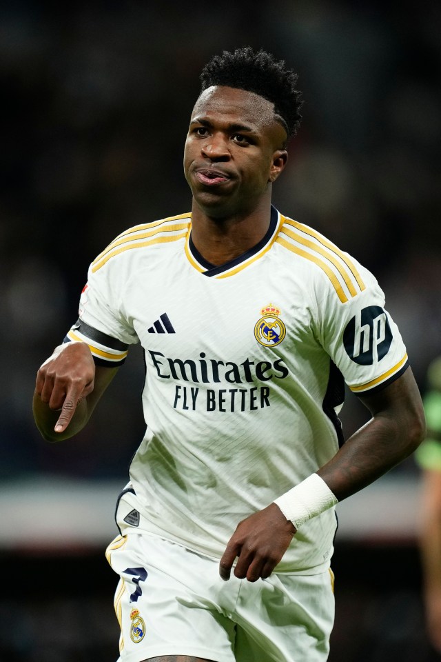 Vinicius Jr currently occupies Mbappe’s signature No7 shirt at Real Madrid