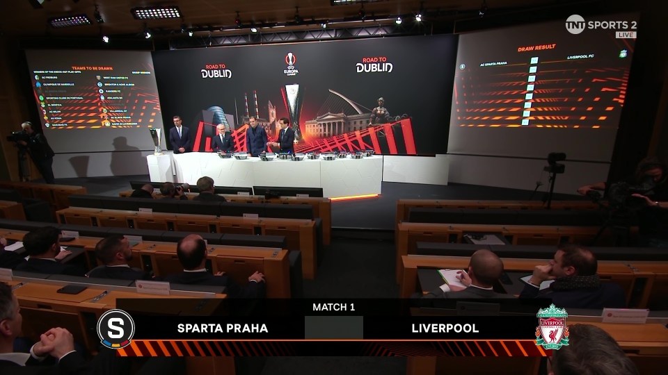 Some fans were thoroughly unhappy with the Europa League draw