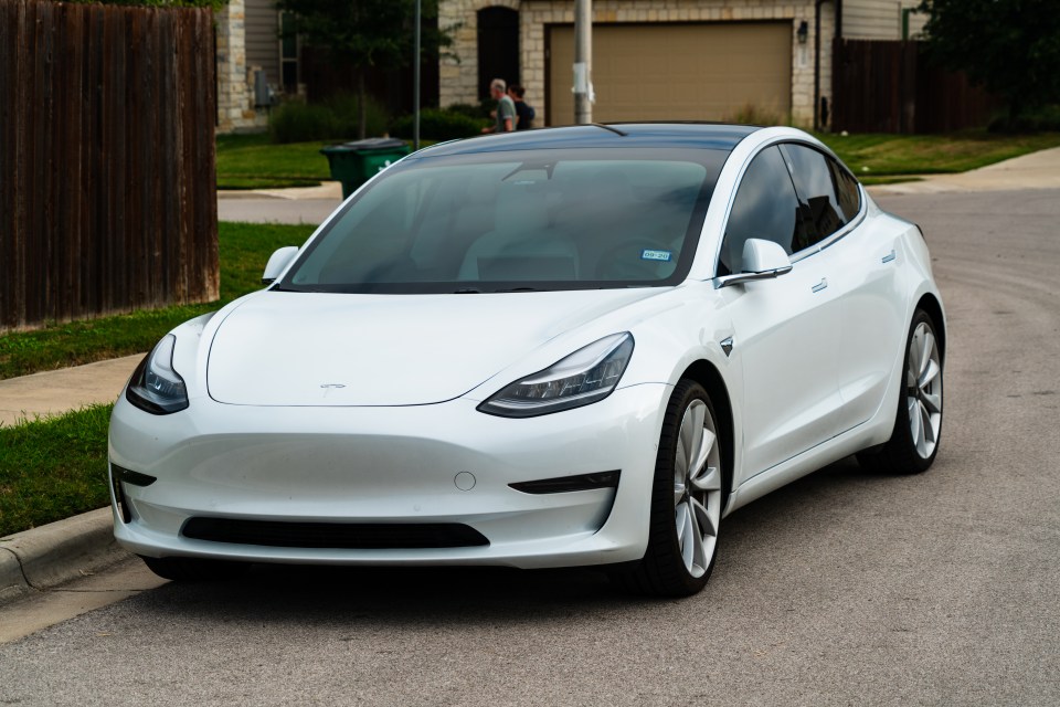 Marc's current daily drive is the £30,000 Tesla Model 3 (stock image)