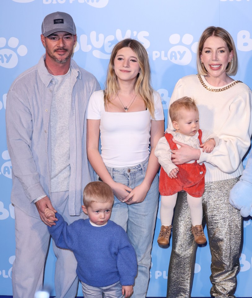  Katherine and her husband Bobby Kootstra with, from right, children Fred, Violet and Fenna