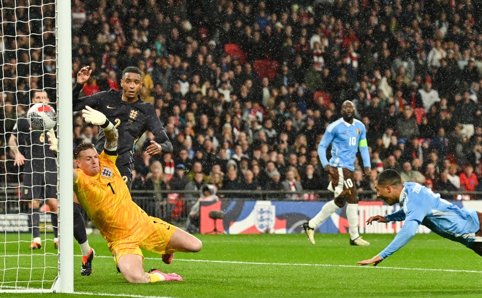 Tielemans put Belgium back in front with a diving header from a Romelu Lukaku cross