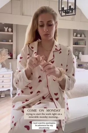 Amazon's 'soft' £22 pyjamas look just like Stacey Solomon's heart print nightwear - and they're perfect for brides