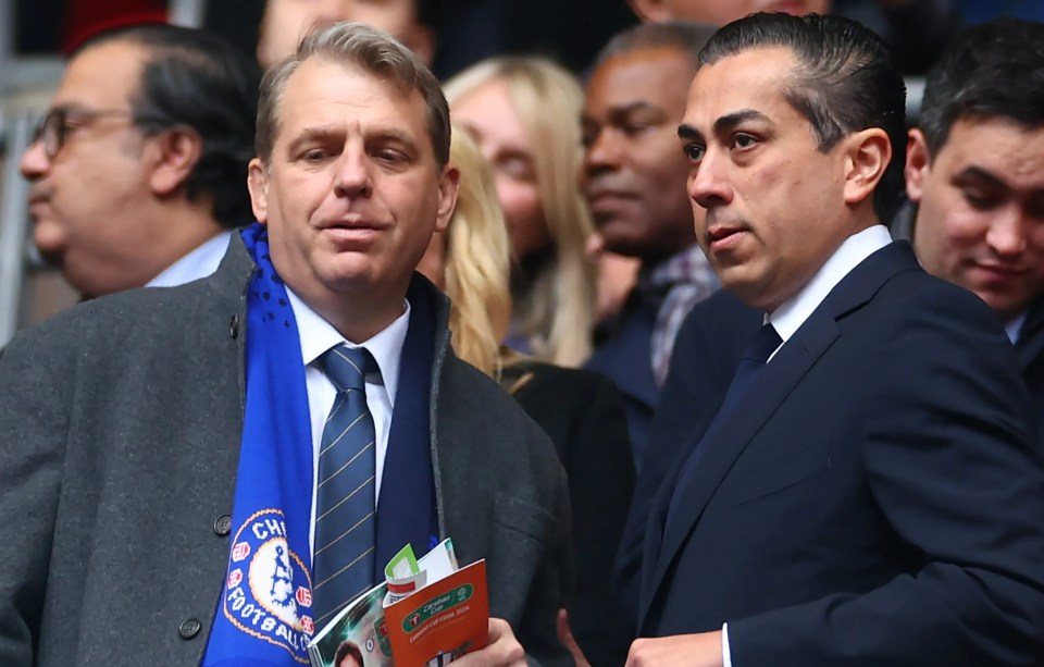 Chelsea owners Todd Boehly, left, and Behdad Eghbali, right, have received a backlash from their own fans