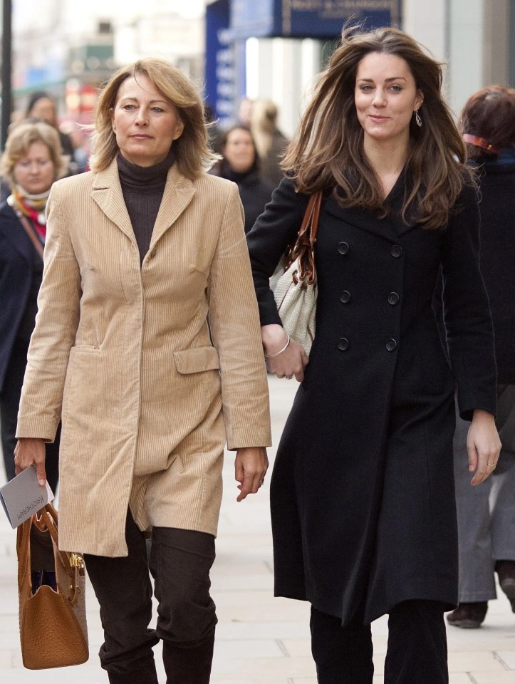 The Princess of Wales and her mum Carole