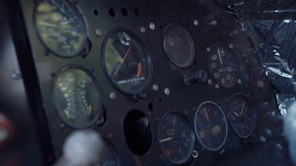 The cockpit has been kept largely intact