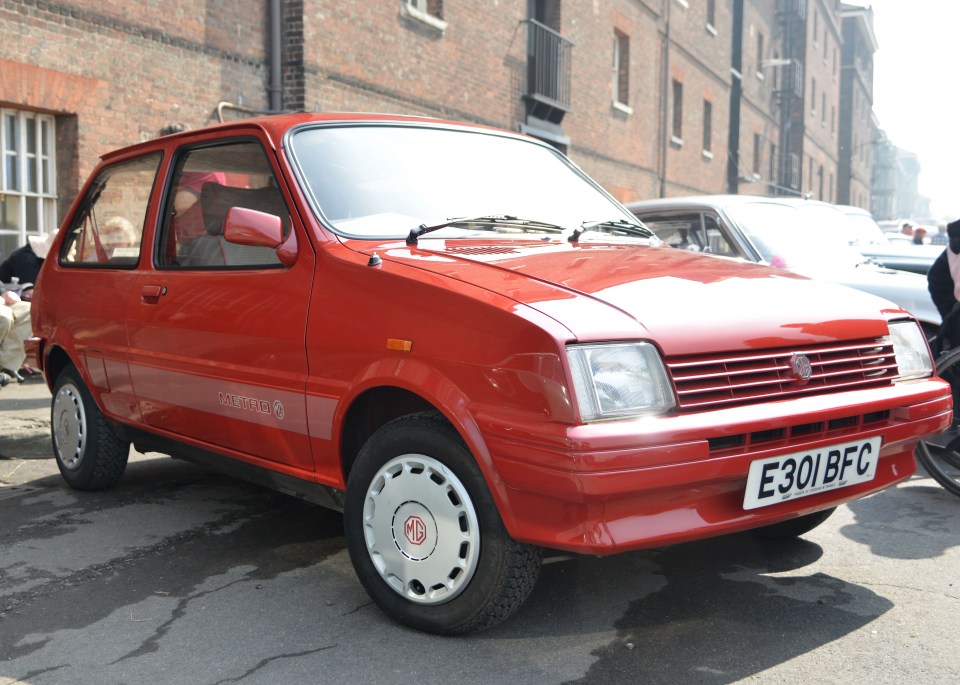 The MG supermini was Vicki's first motor