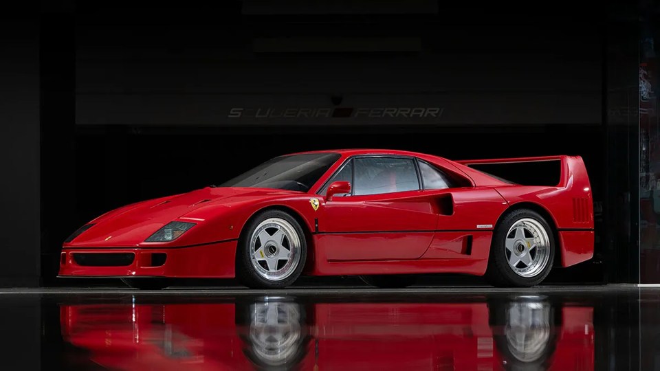 The iconic Ferrari F40