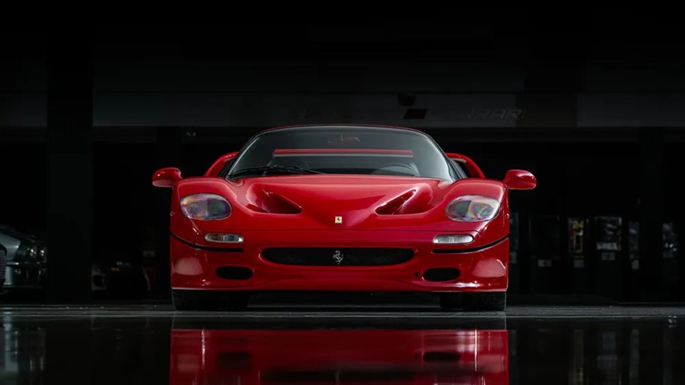 Front view of the Ferrari F50