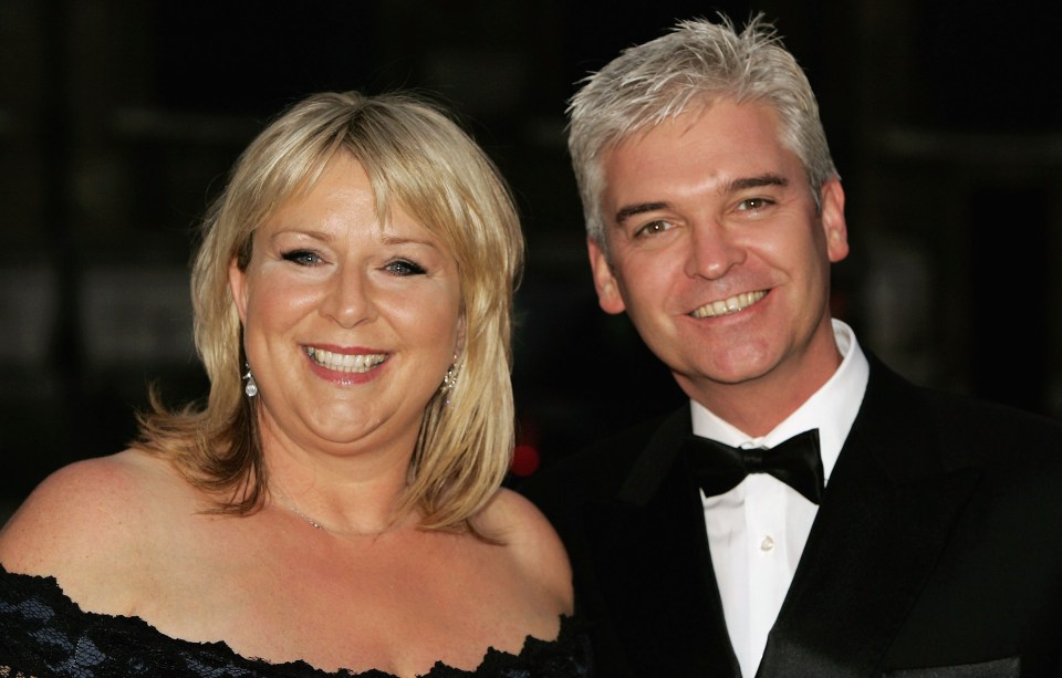 Happier times - Fern and former This Morning co-presenter Phillip Schofield back in 2005.