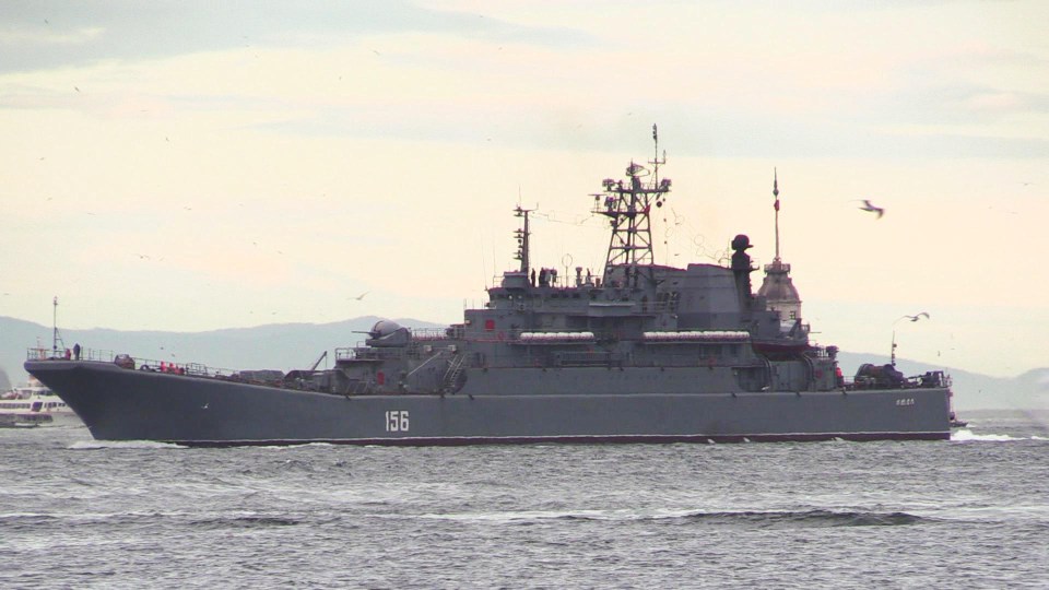 Russian warship Yamal was hit by Ukraine