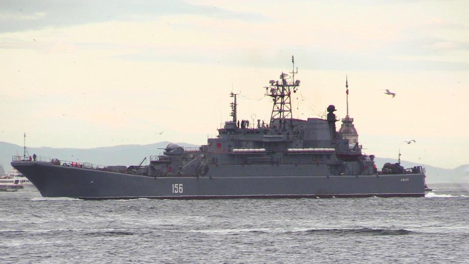 Russian warship Yamal was hit by Ukraine