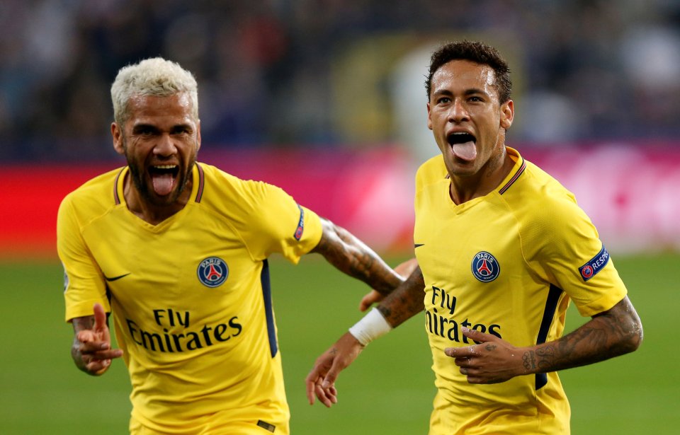 Alves has allegedly turned to pal Neymar's father to make the million euro bail