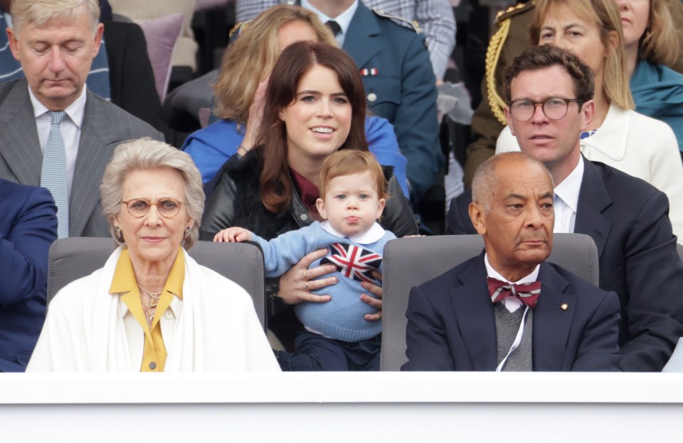 Princess Eugenie’s first son, August, was born on February 9, 2021