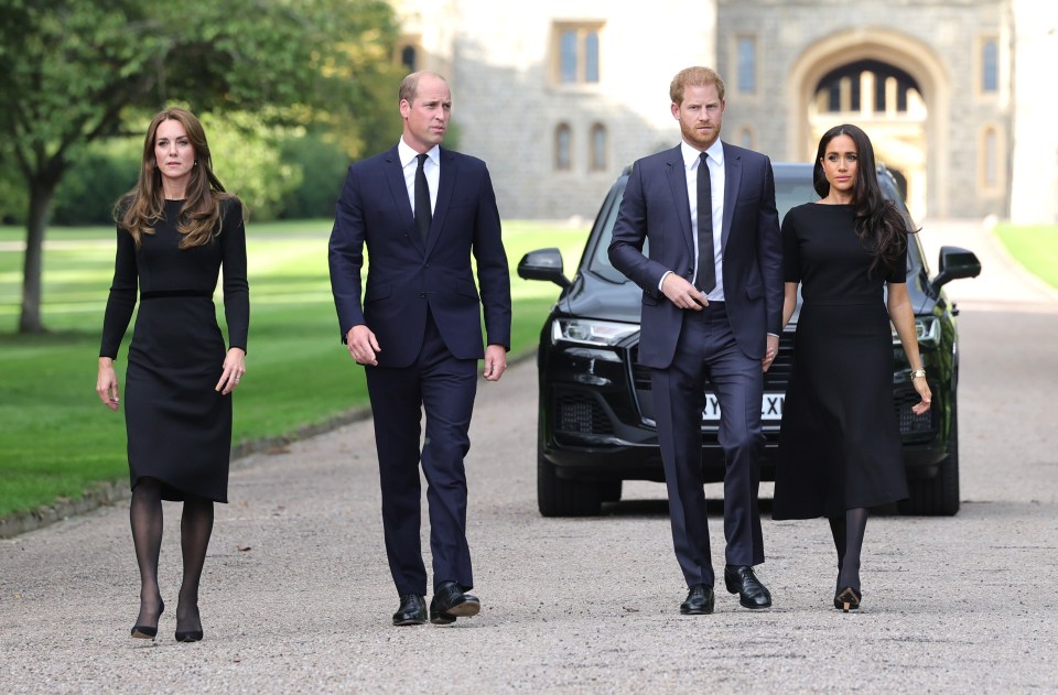 The princes were last seen together when they greeted mourners ahead of the Queen’s funeral in 2022