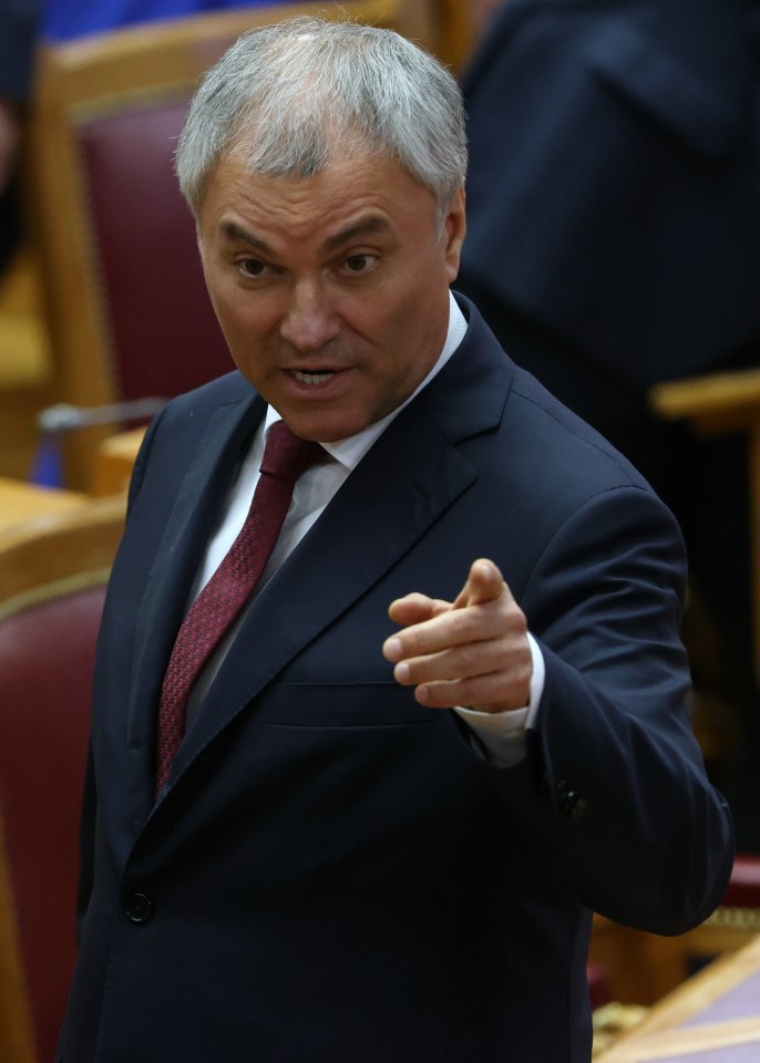 Policy proposals were laid out by State Duma head Vyacheslav Volodin