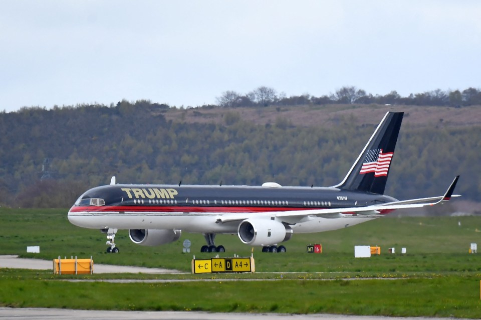 The former president will be travelling around in his prized 0million Trump Force One against the same backdrop and with the same closeknit circle