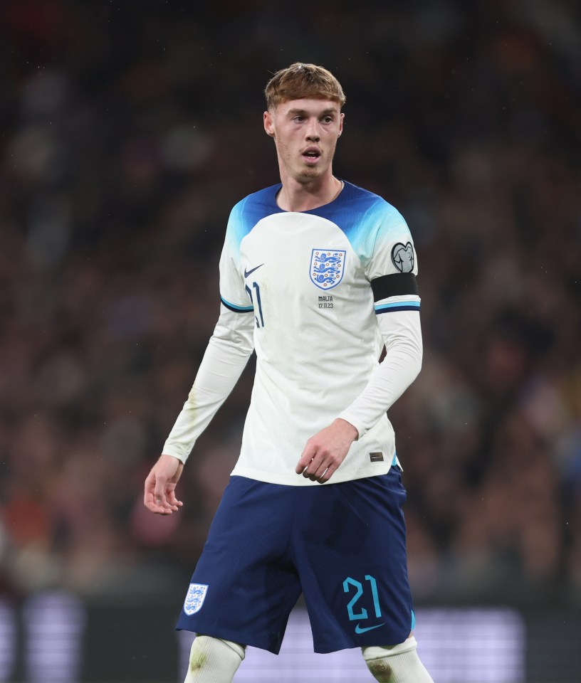 Cole Palmer was part of the England squad for their recent matches with Brazil and Belgium but didn't play a single minute