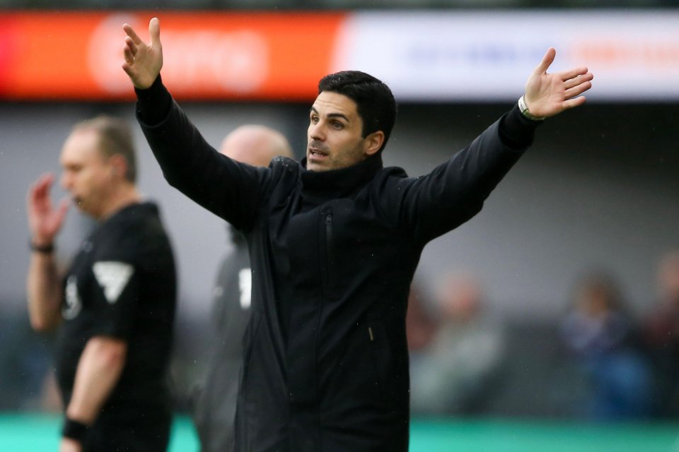 Mikel Arteta has become synonymous with his raving touchline antics