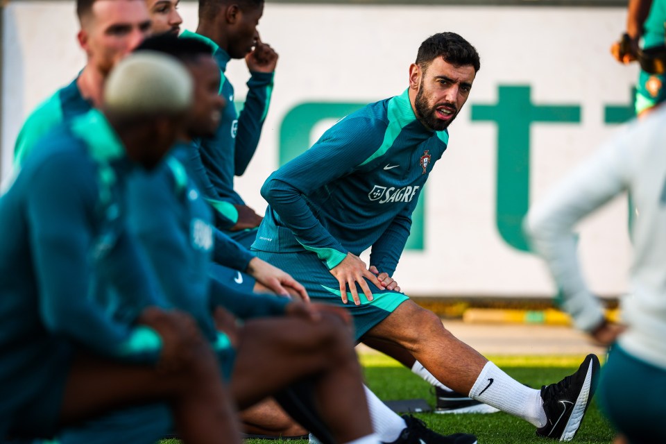 Fans hope Bruno Fernandes can convince Joao Neves to join Man Utd while on Portugal duty