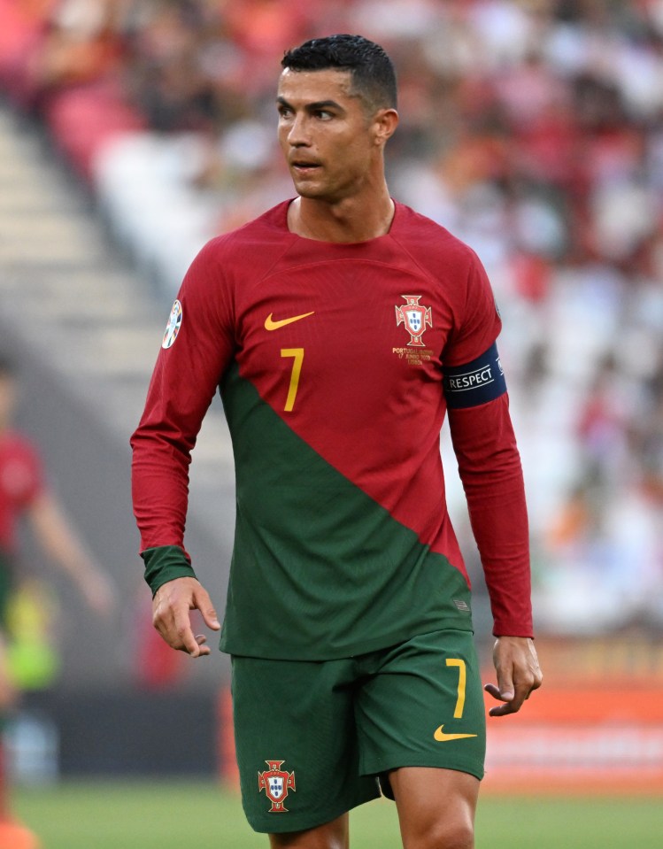 Cristiano Ronaldo's iconic No7 jersey was given to someone else by Portugal