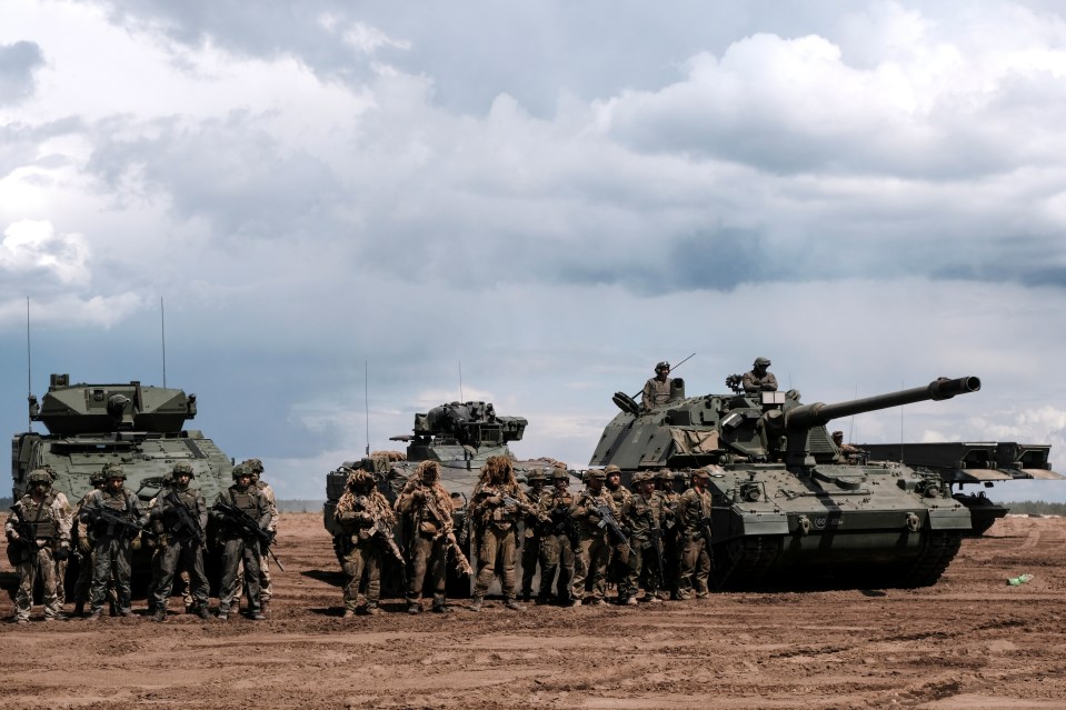 German and Lithuanian troops take part in Nato training, Lithuania, June 2023