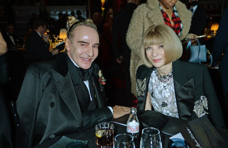 Galliano and Anna Wintour in 2021