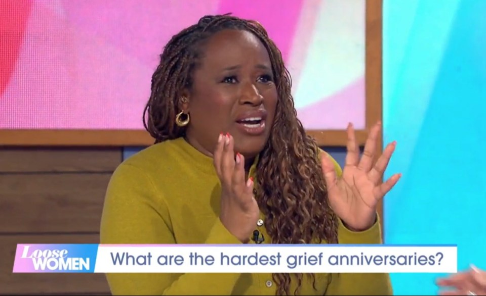 Charlene White broke down in tears during an emotional segment on Loose Women