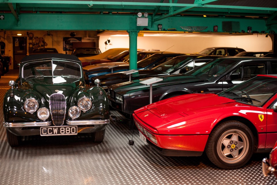 Rodger has a whopping 25 Aston Martin Lagondas in his mind-blowing garage