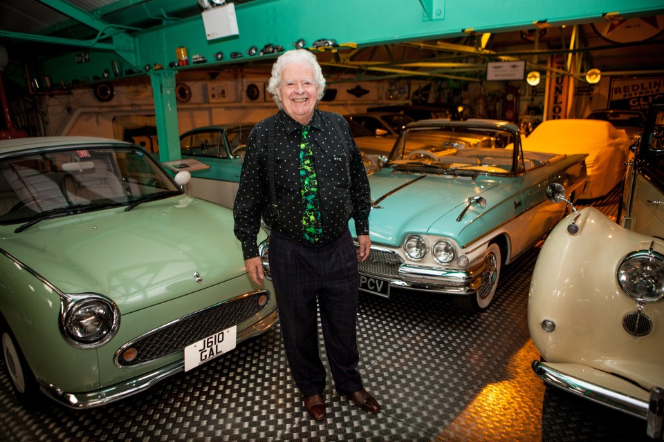 The collector, 85, owns a staggering 14,000 garages across the UK