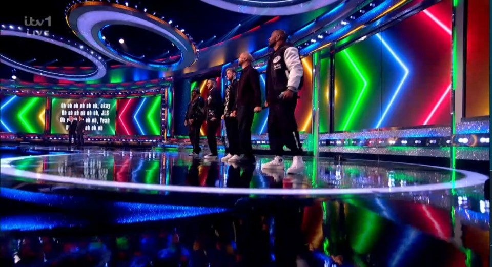 For one night only, the reality star got to perform with JLS