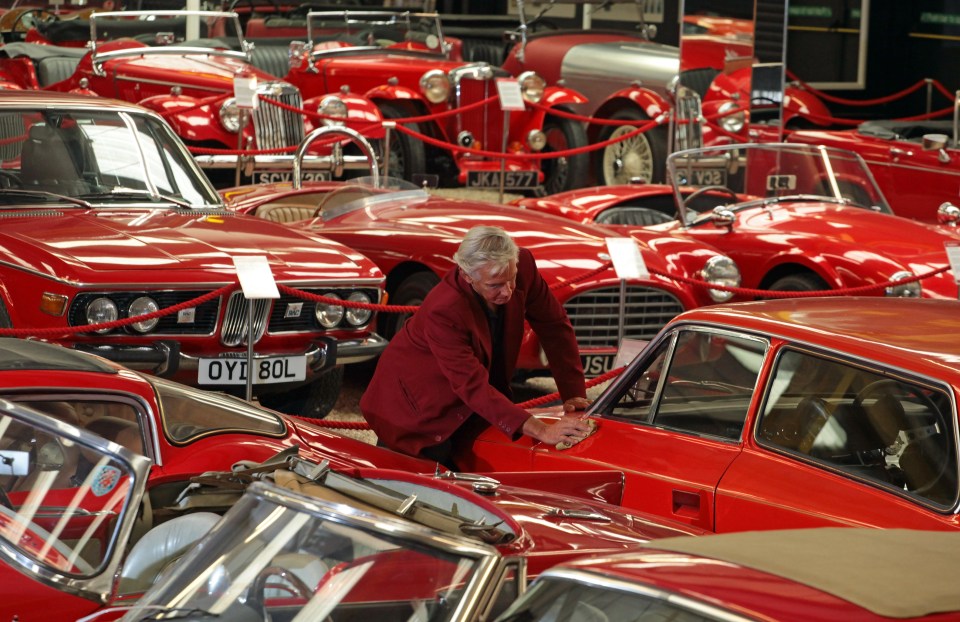 One of the museums most famous exhibitions is the Red Room