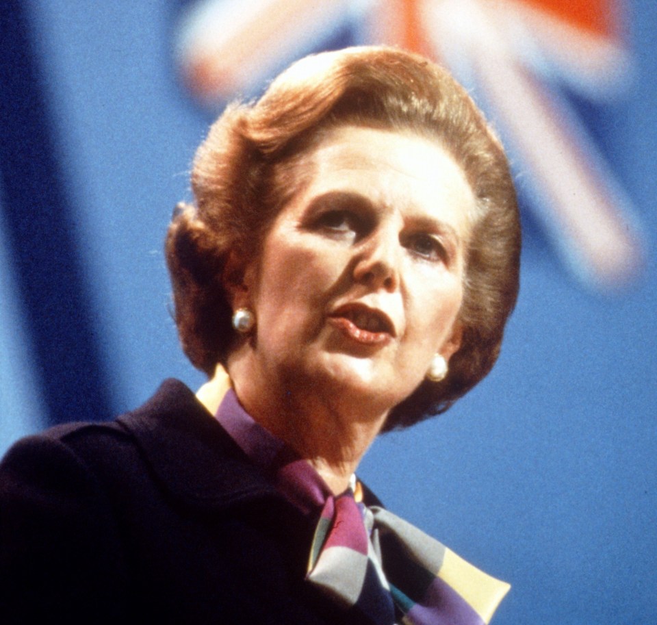 Th original Iron Lady, ex-Prime Minister Margaret Thatcher