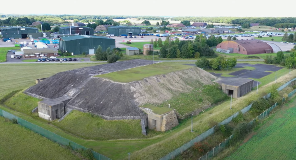 The fort sits within a newbuild housing estate