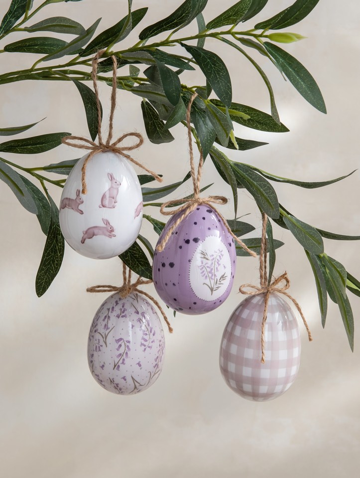 Stacey Solomon hanging egg decorations, £4, Asda