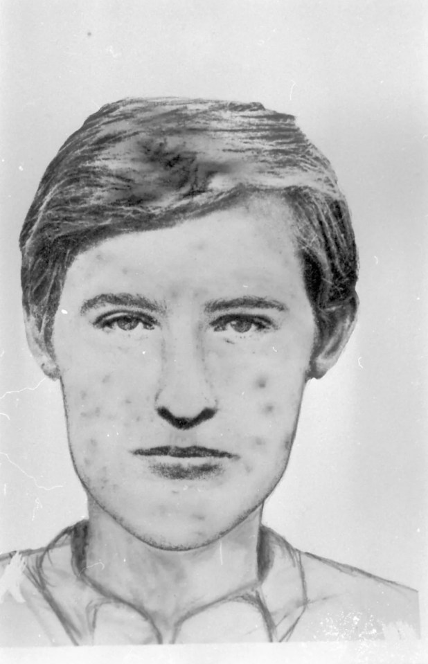 A court sketch of Vérove published by French cops back in 1986