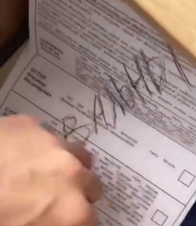 Soldiers scrawl 'Navalny' on their votes, spoiling them