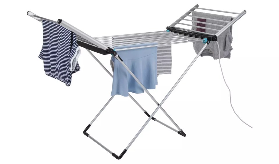 Minky Wing 12m Heated Clothes Airer with Cover