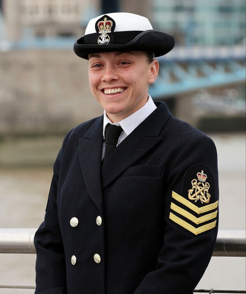 Royal Navy officer Jess Zentilin-Dorey, who has terminal cancer