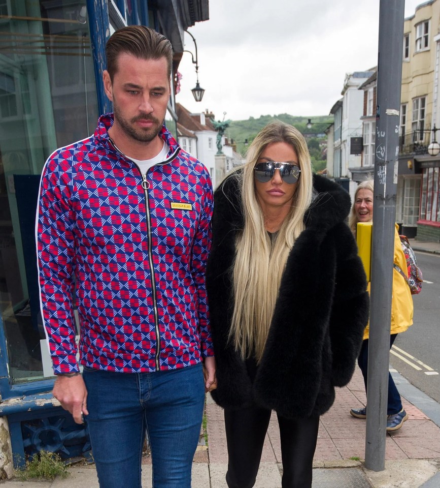 Katie Price previously split up from Carl Woods over the Christmas period