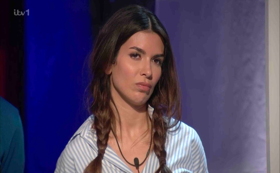 Ekin-Su was not impressed when her pal named her in the face to face nominations