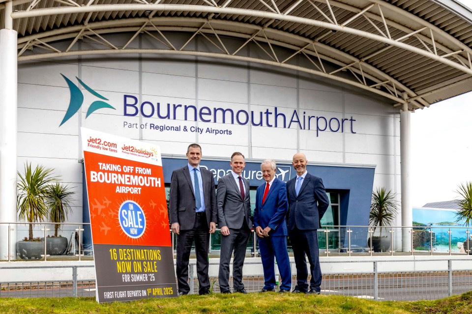 Jet2 and Bournemouth Airport have announced the new routes for next year