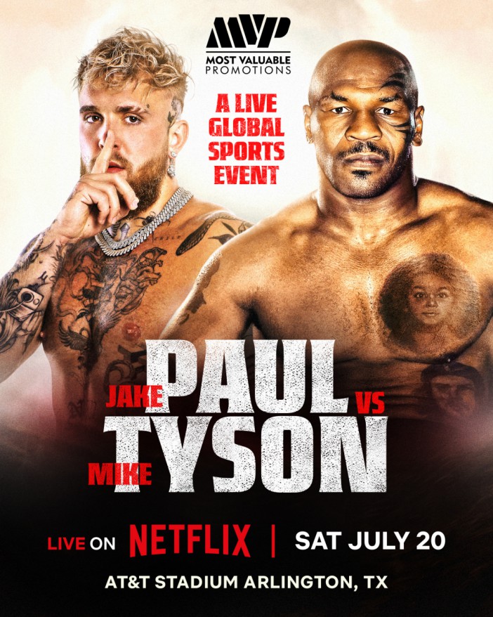 The pair's controversial clash will be streamed on Netflix