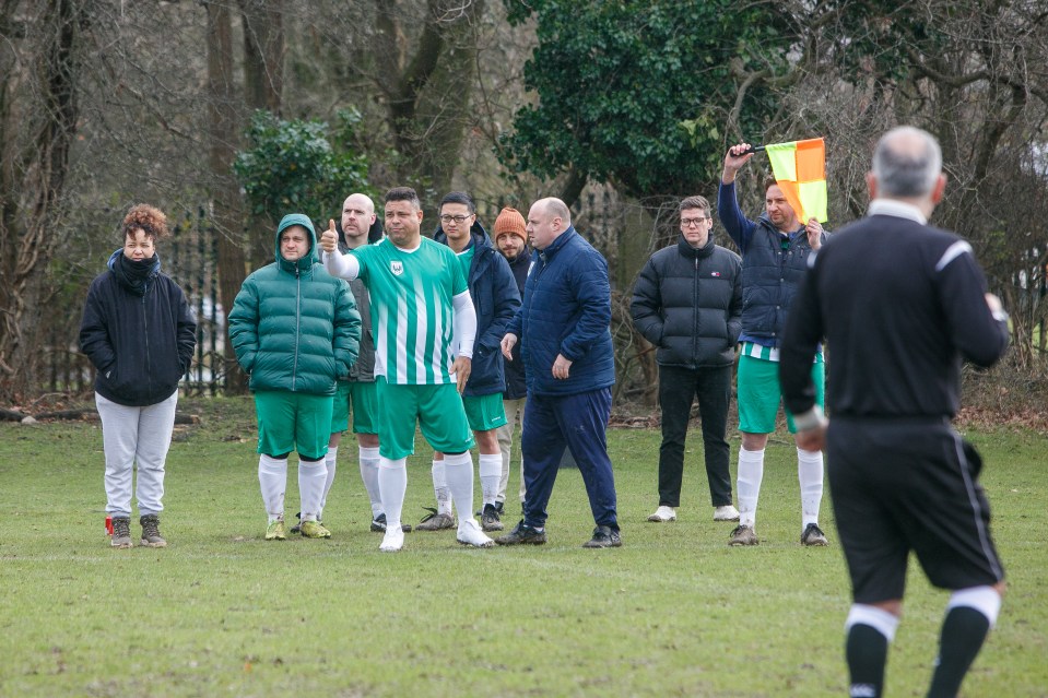 Ronaldo turned out for Phoenix FC, bottom of the NWL Division 8 in Essex.