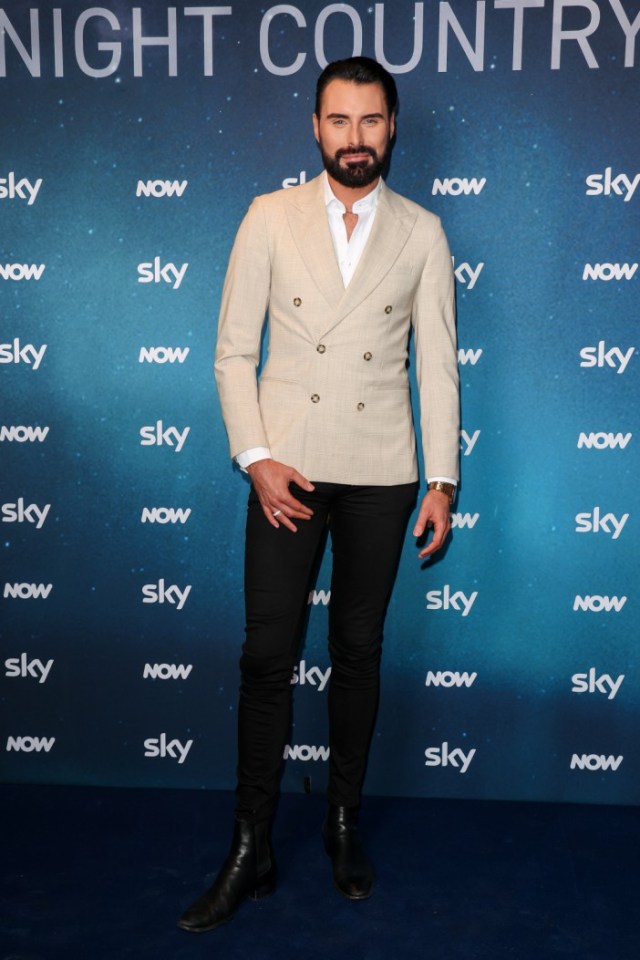 LONDON, ENGLAND - JANUARY 11: Rylan Clark attends the "True Detective: Night Country" screening at The Royal Observatory, Greenwich, on January 11, 2024 in London, England. (Photo by Tristan Fewings/Getty Images)