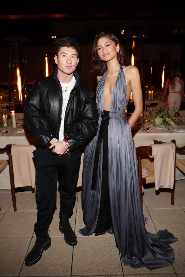 Saltburn star Barry Keoghan together with Dune actress Zendaya on Thursday