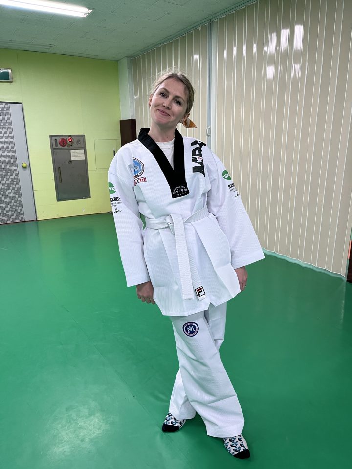 I tried my hand at taekwondo, the country's national martial arts