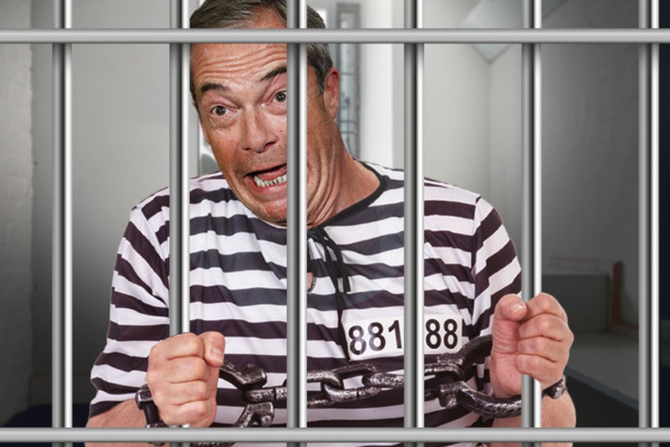 Here’s what Nigel Farage might look like on Banged Up