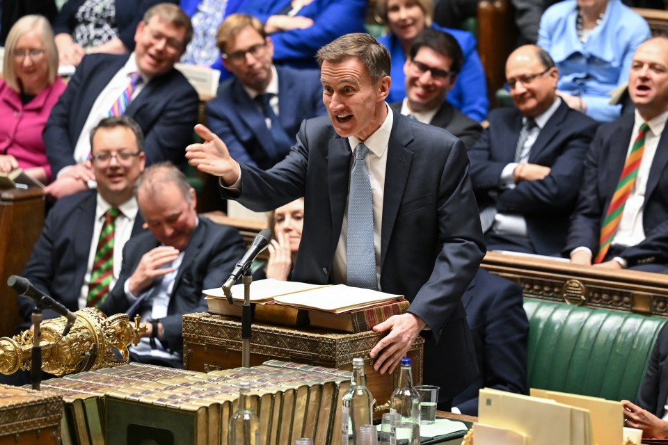 The Chancellor Jeremy Hunt presented the annual budget statement in the House of Commons today