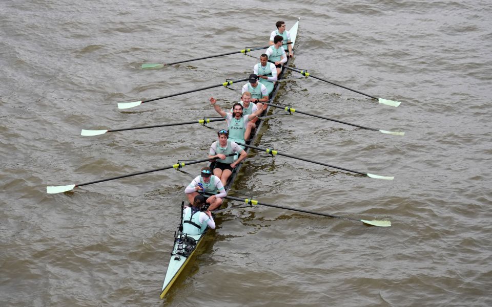 Cambridge celebrates victory after last year's men's race