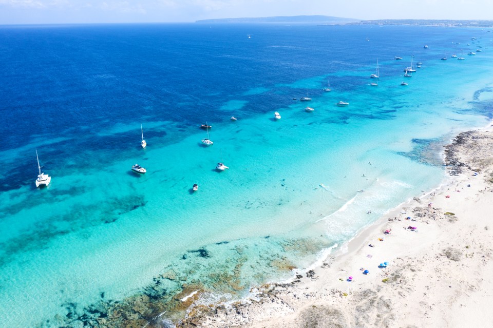 Getting to Formentera takes around 40 minutes by boat from Ibiza